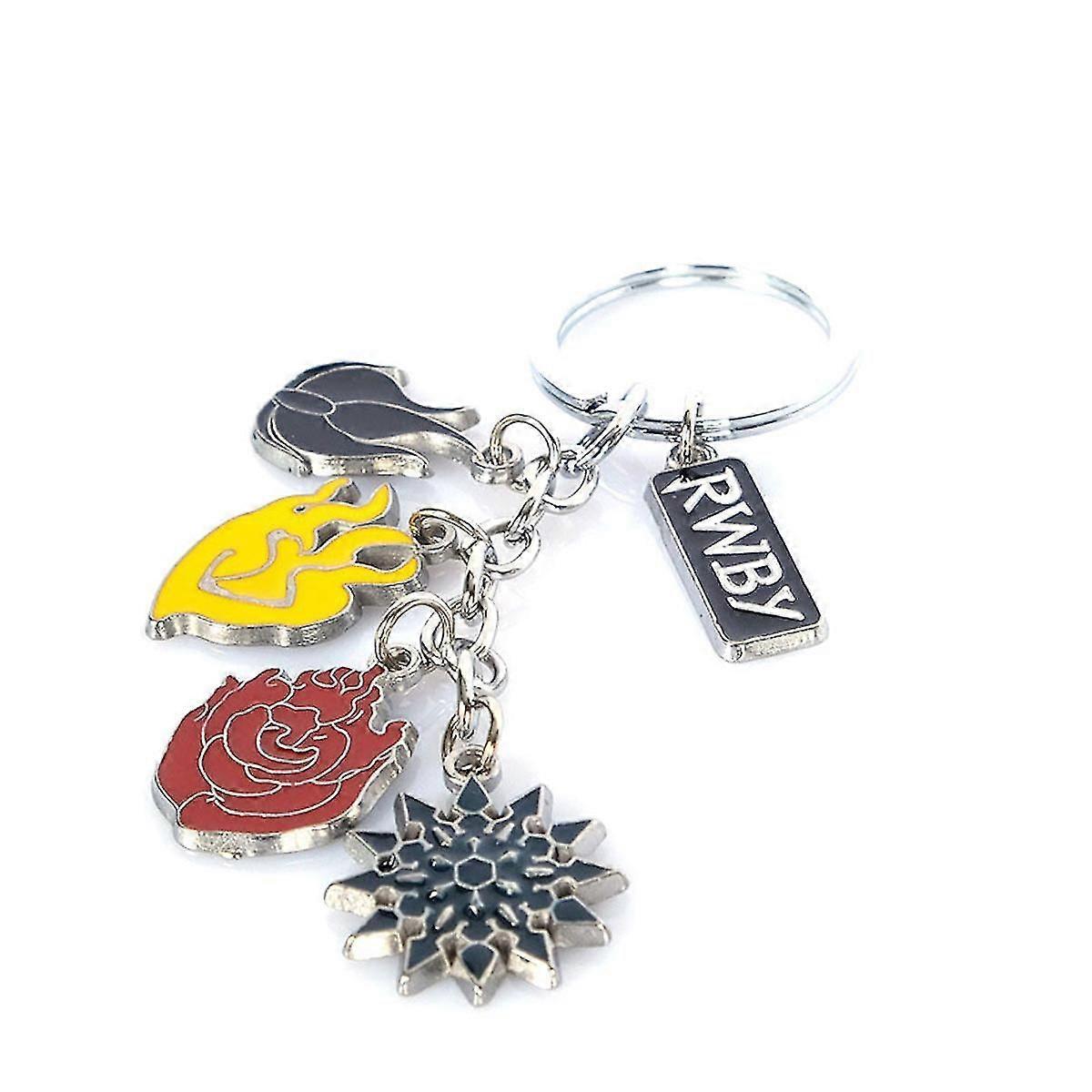 Rwbys Anime Key Chain Key Ring Bag Pendentif Keyring Cadeau de Noël