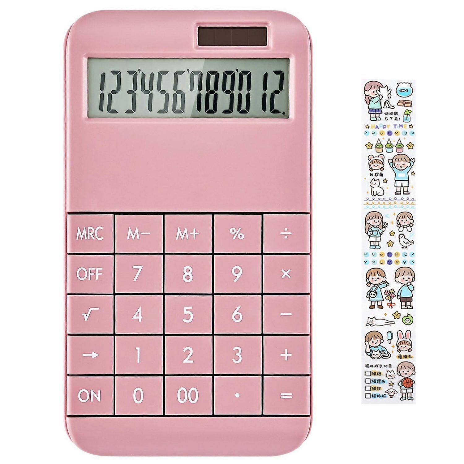12-digit scientific calculator with large LCD display for advanced calculations and precision