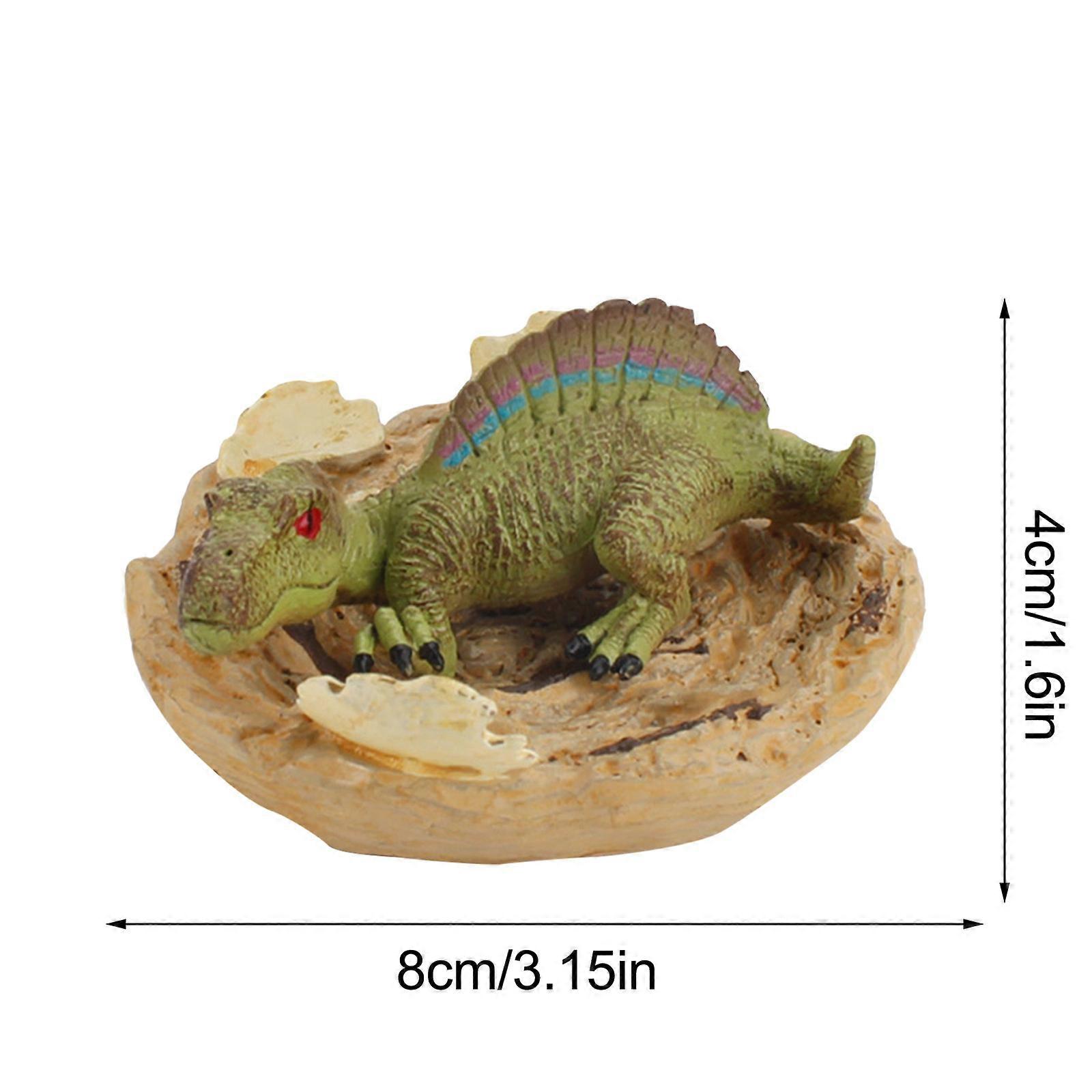Half Hatching Of Dinosaurs Broken Dinosaur Model Toy With Base Home Decor LA1767