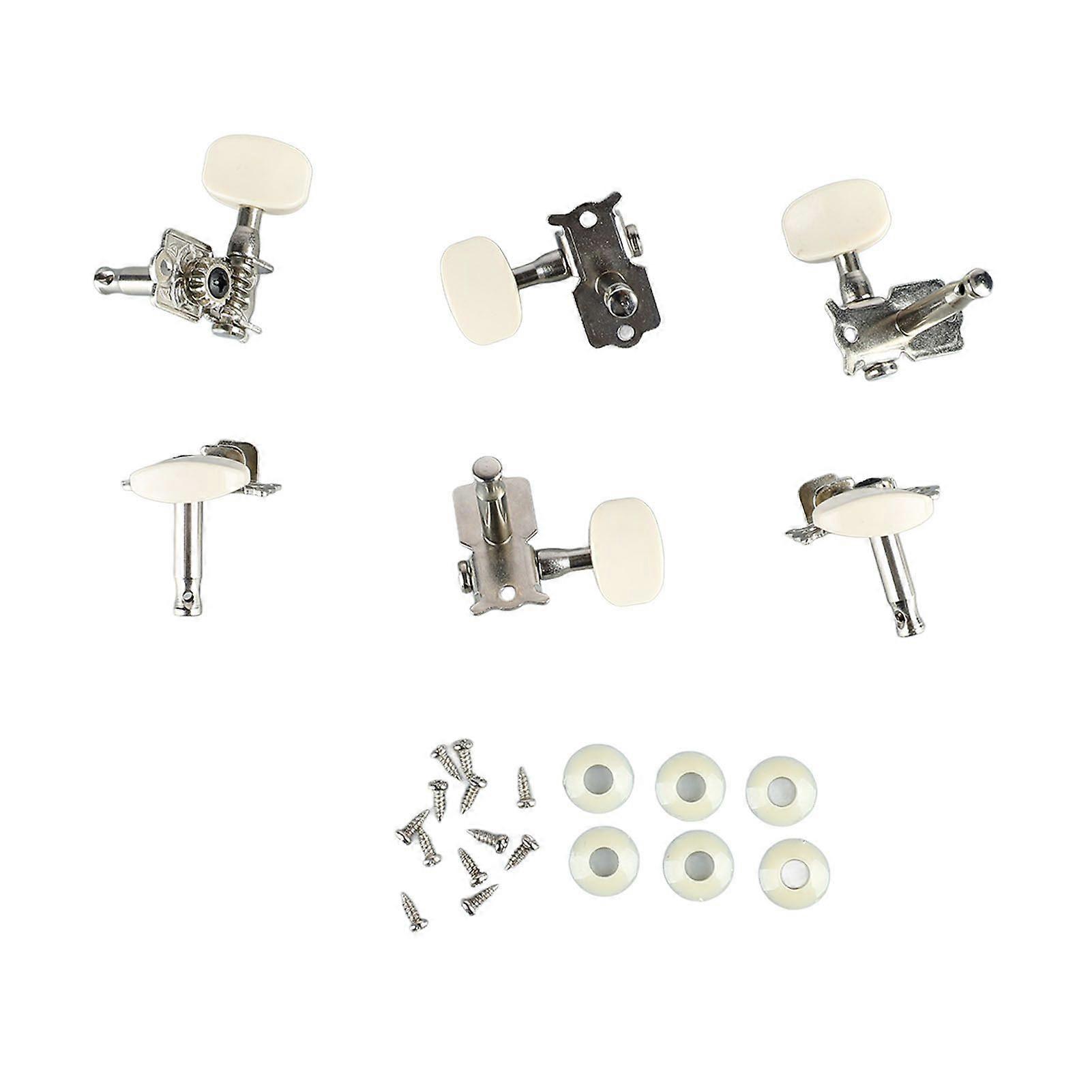 6Pcs Guitar Locking Tuner Sealed Machine Head Tuner Guitar String Tuning Peg Key Accessory