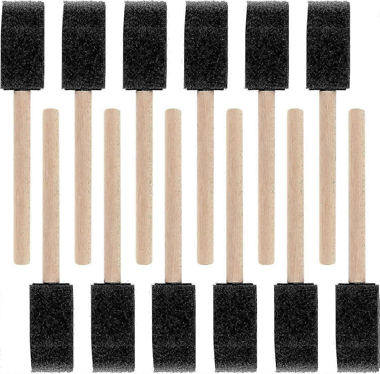 12 Pcs Foam Paint Brushes, 1 Inch Sponge Paint Brush