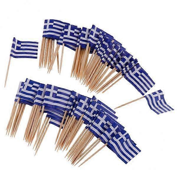 3-1000 Pieces Decorative Flag Toothpicks Party