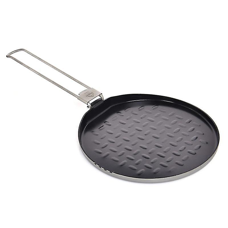 Titanium Baking Pan 7.28 Inch Nonstick Pizza Pan Camping Cookware Lightweight Portable