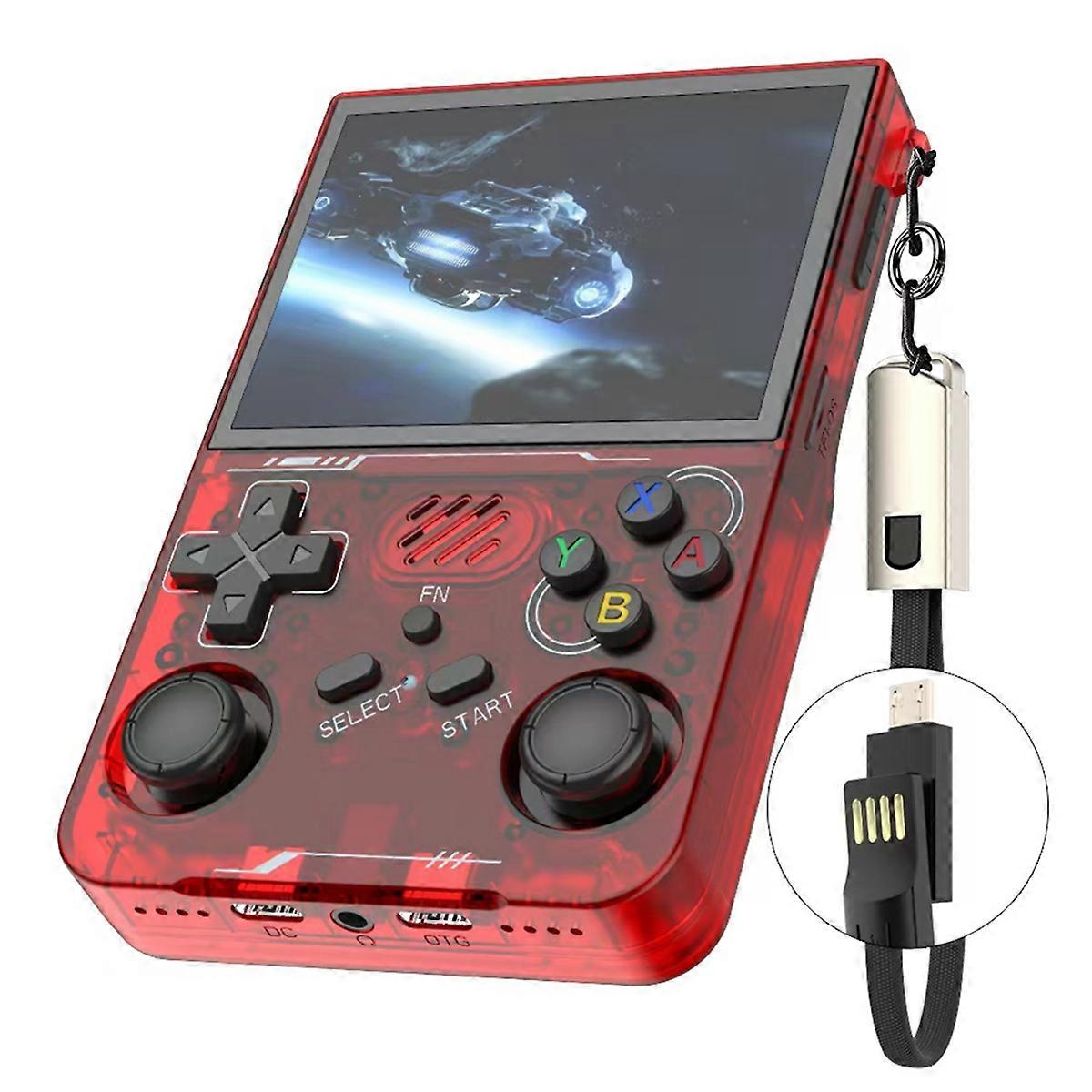 R36XX Retro Game Console 64G 14000+Games WiFi 3.5 Inch Screen Linux System Handheld Pocket Video Pl
