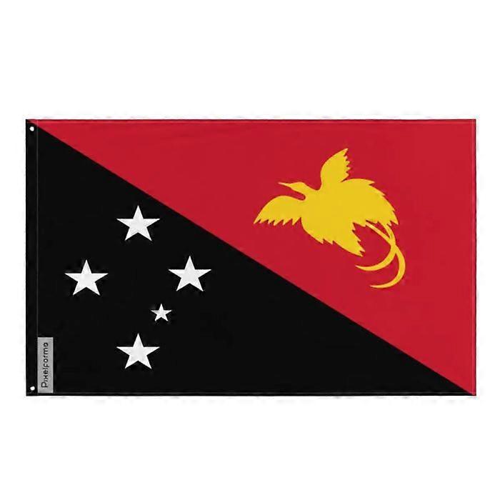 Flag - Papua New Guinea - 60 x 90 cm - Polyester - Double-sided - 2 eyelets in iron