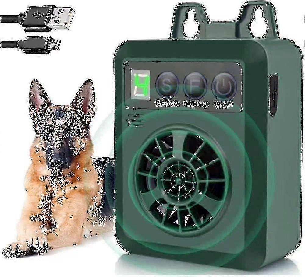 Anti Barking Device, Rechargeable Ultrasonic Dog Bark Deterrent Pet Behavior Training Tool For Almost Dogs