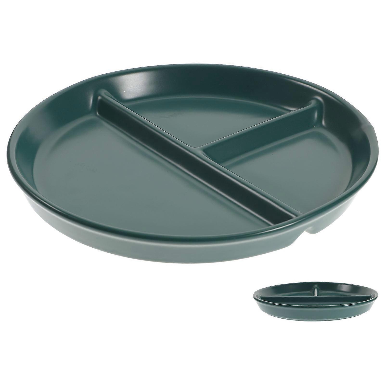 Functional Ceramic Dishes with Dividers, Enhance Any Dining Setting Gracefully