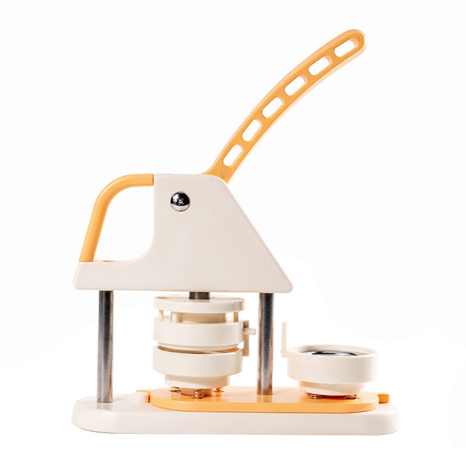 Button Maker Machine Multiple Size Button Parts Pin Maker Machine Easy to Use Badge Button Press Machine for Art Craft