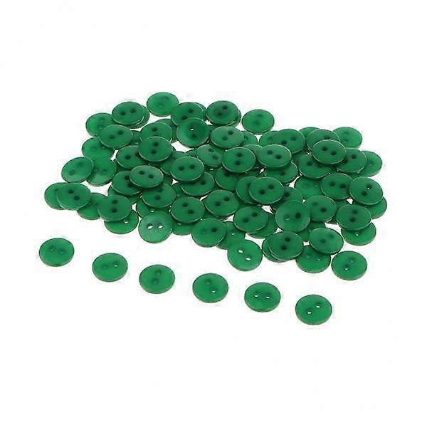 2-5pack 100 Candy color two-Holes Round Resin Button for Sewing Craft Scrapbook