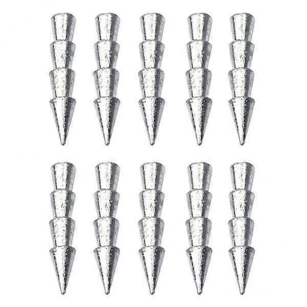 10x10x Offset Hook Lead Weight Worm Sinker for Sea Offshore Boat Fishing 1.0g