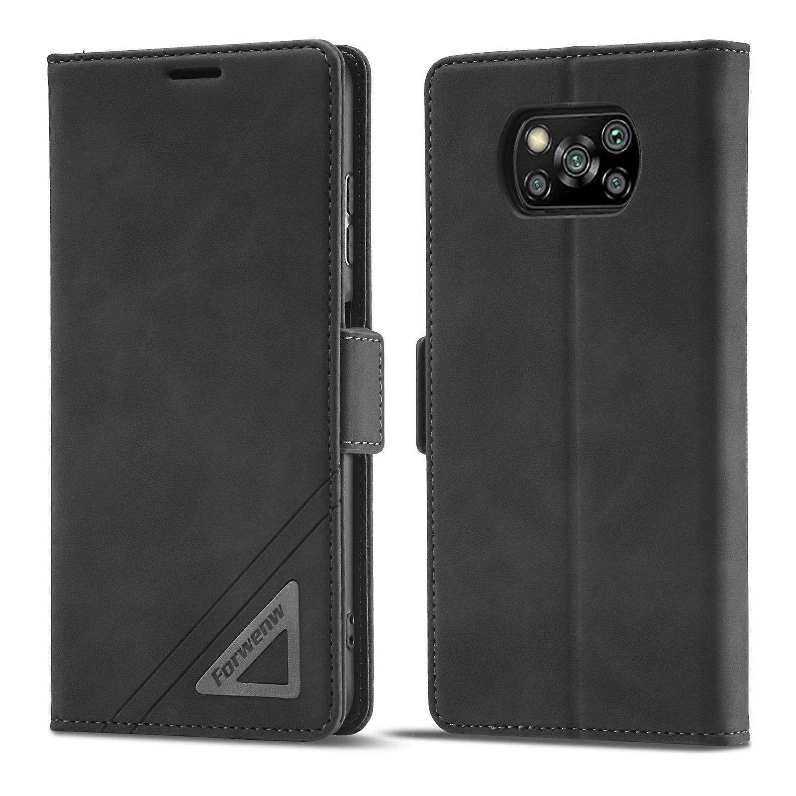 For Xiaomi Poco X3 Pro / X3 / X3 NFC Forwenw Dual-side Buckle Leather Phone Case
