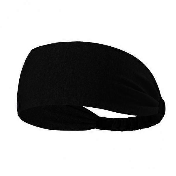 Stylish Women's Headband for Exercise And Workouts - Sleek Black Design