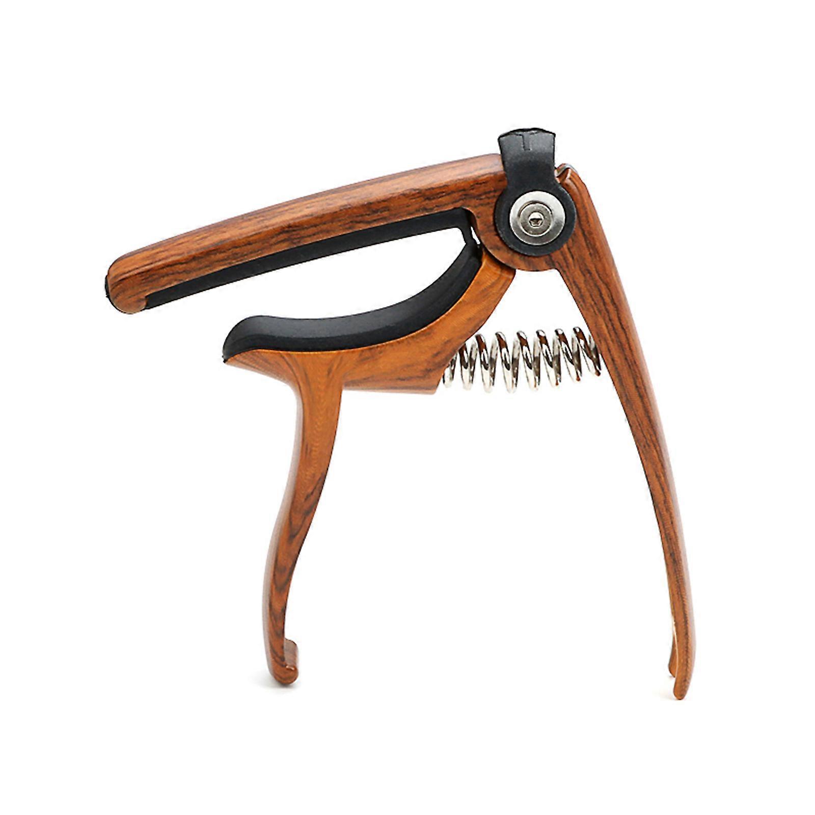 4 in 1 Guitar Capo with Pin Puller, String Cutter Design for 6 Strings Acoustic and Electric Guitar Ukulele, Adjustable
