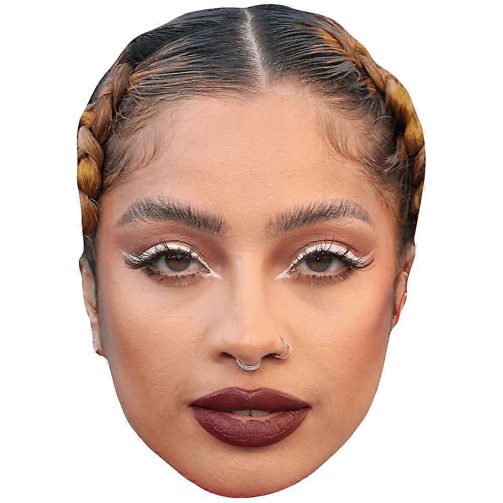 Kiana Ledé (Makeup) Celebrity Mask, Flat Card Face