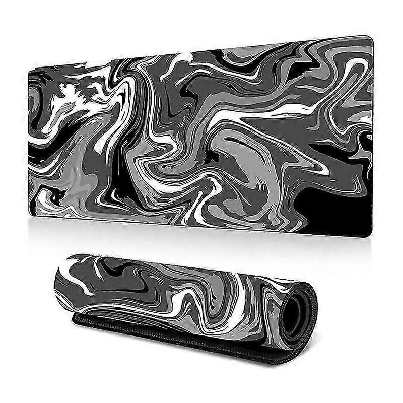 300 X 800 X 3mm Abstract Fluid Pattern Rubber Mouse Pad Large Non-slip Mouse Mat