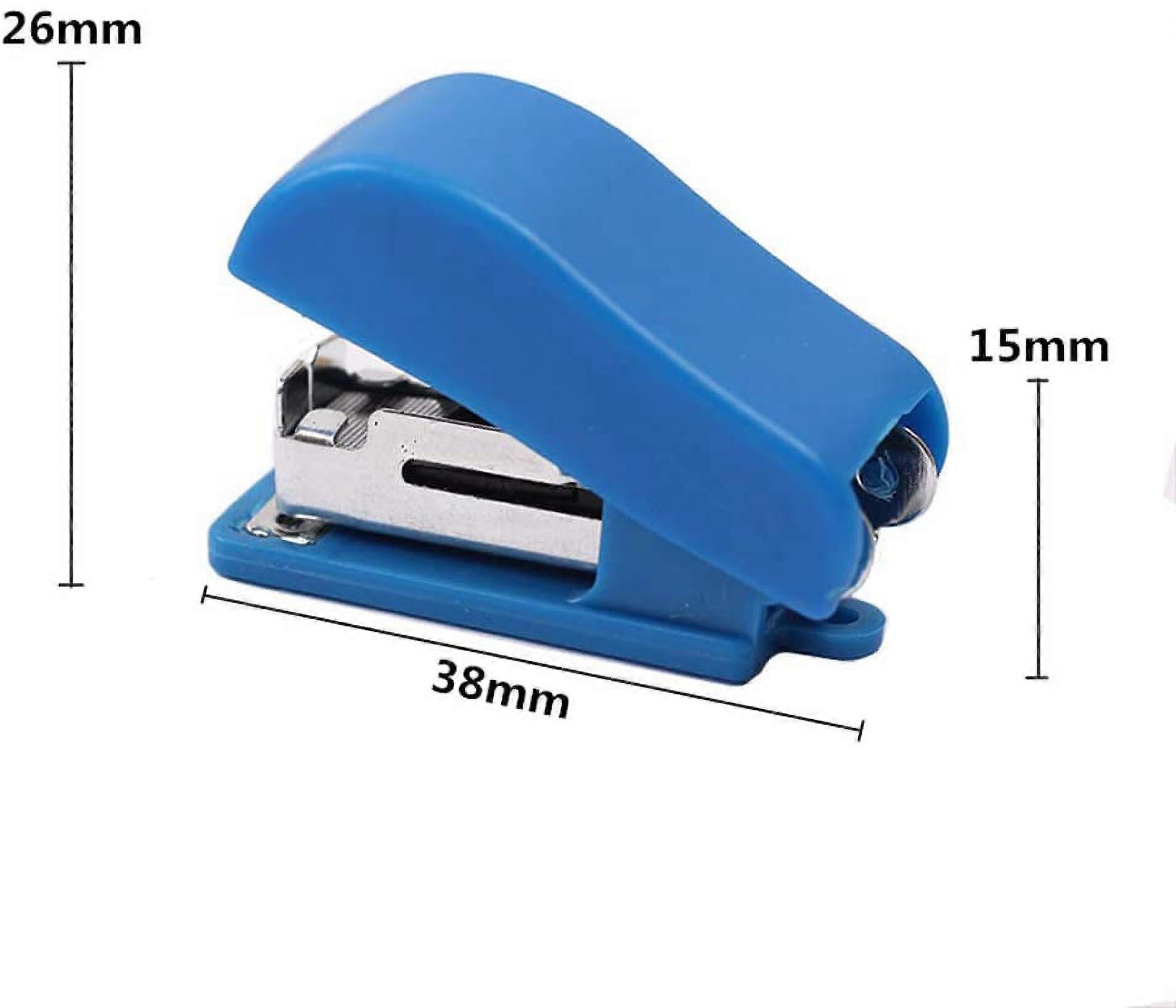 10 Set Mini Office Stapler with 10# Staples, Small Hand Stapler Portable Desktop Stapler Student Stapler