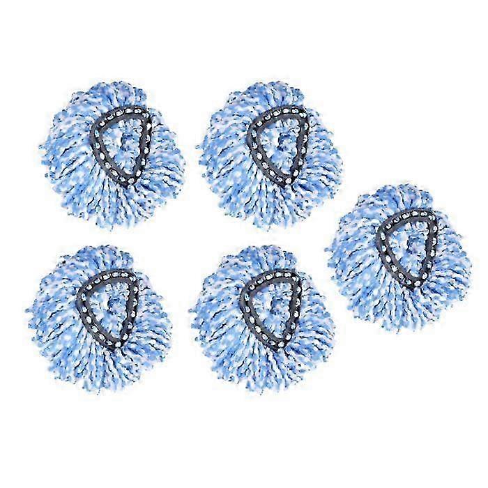 Fiber Rotating Mop Head Cloth - Suitable for Various Brands - White Color