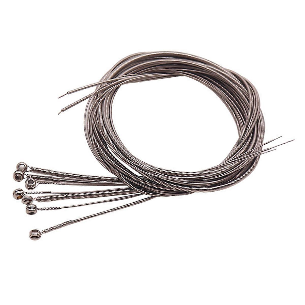 7 st Bassträngar Basgitarr Delar Tillbehör Gitarr Sträng Silverpläterad Mätare Basgitarr Musi