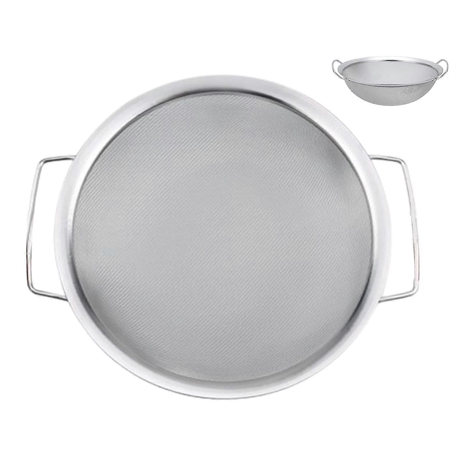 Fine Mesh Sieve, Fine Mesh Sieve, 60 Mesh Emulsion Honey Strainer, Round Stainless Steel, Wire Sieve for Paint, Engine Coolant, Home, Resin 21 Cm