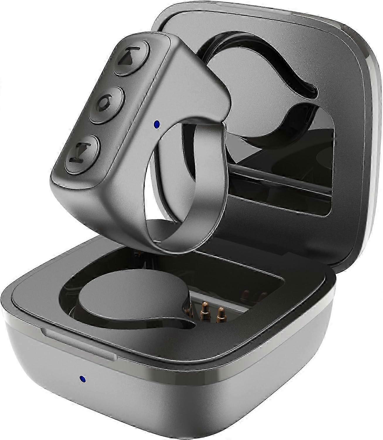 TIK Tok Remote Control Scrolling Ring,Bluetooth Shutter Remote for phone Camera (Black)