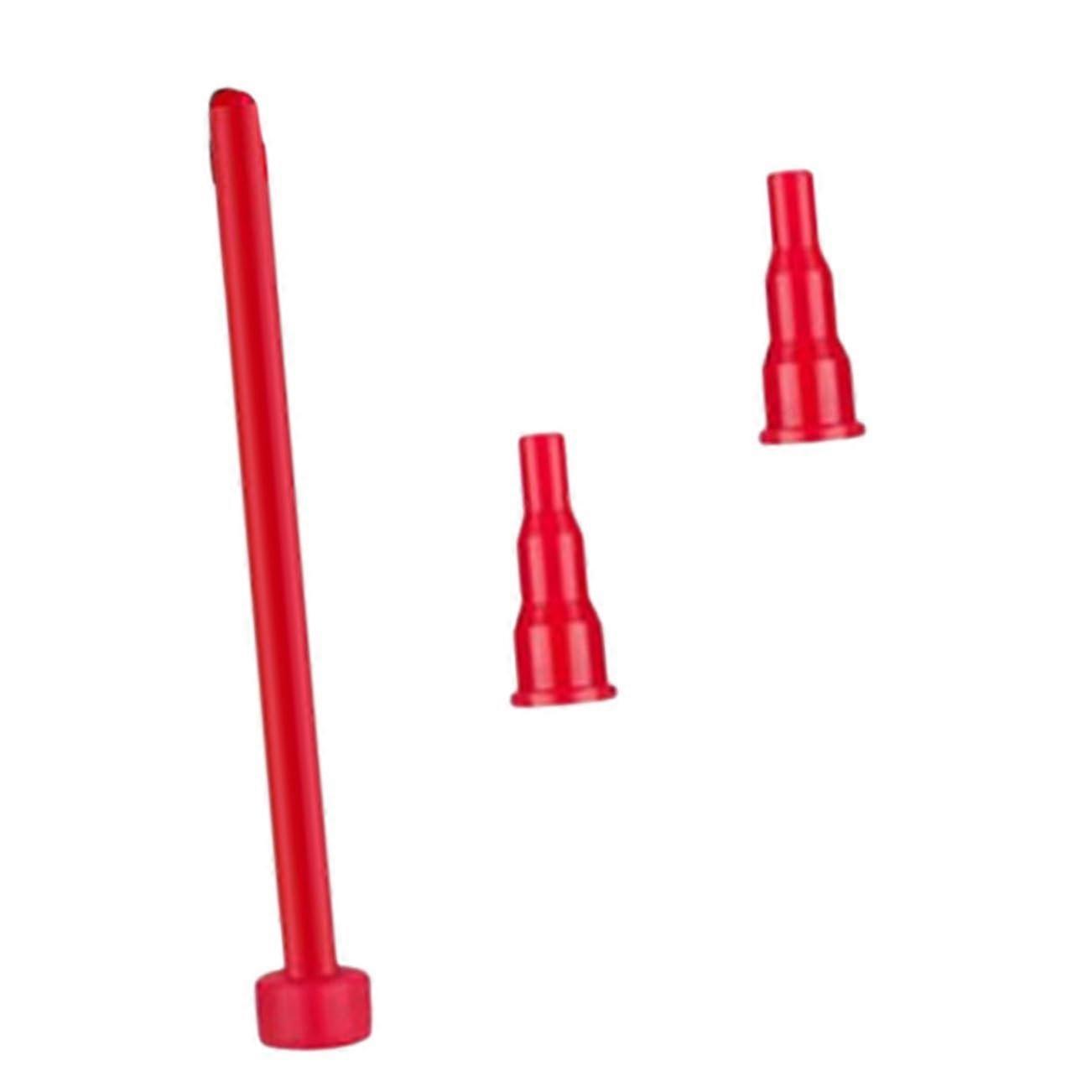 Gas Canister Adapter Set - 3 Piece Conversion Nozzles with Extension Rod for Common Gas Bottles, Quick Refilling Compatible