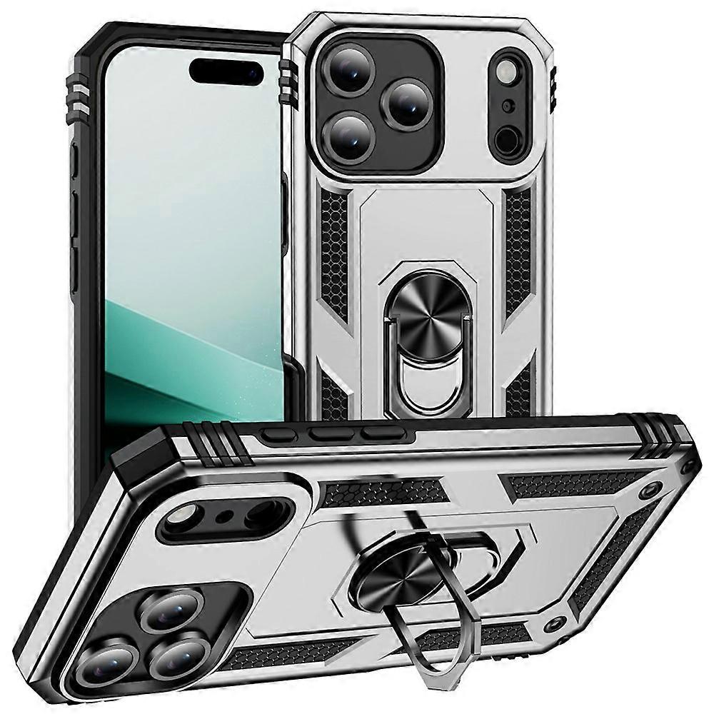 Compatible For iPhone 17 Pro Case PC + TPU Phone Cover with Kickstand