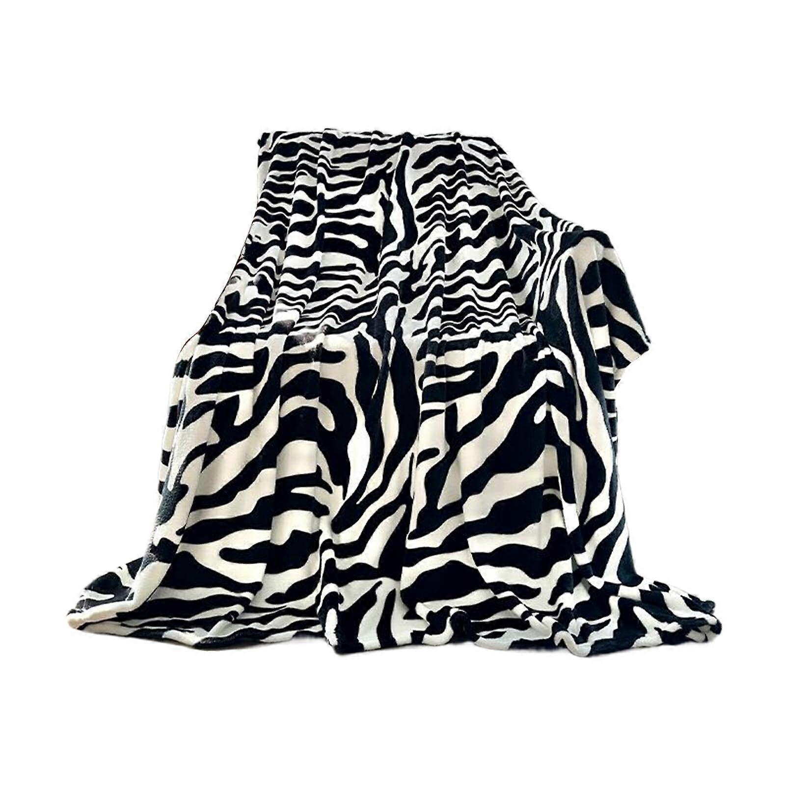 Skinfriendly Blanket for Bed and Sofa, Delicate and SkinFriendly, Blanket, Blankets and Throws, Fleece Blanket, Zebra