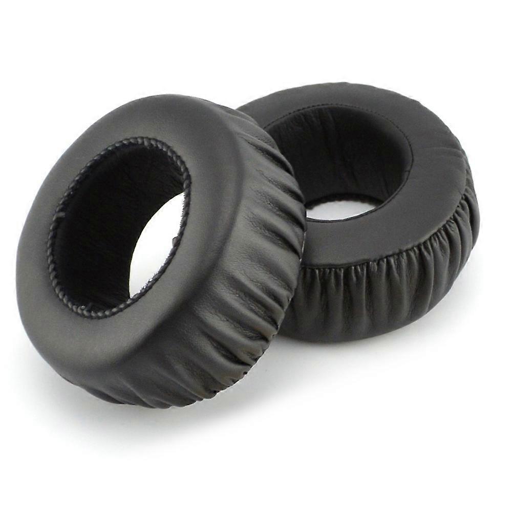 Replacement Ear Pads for MDR Headphones – Black, Comfortable Cushions with Enhanced Bass Performance, Durable PU Material for All Day Listening