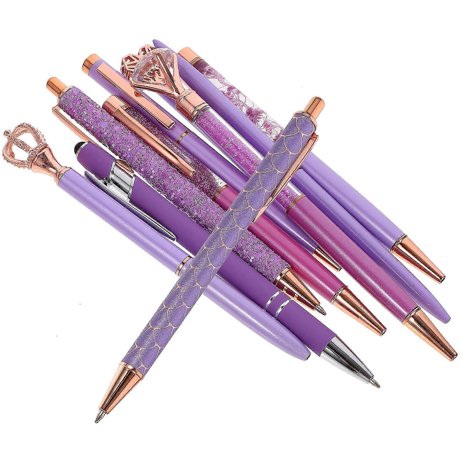 Multicolor Pen Ballpoint Pens Writing Work Students Ergonomic Design 10Pcs
