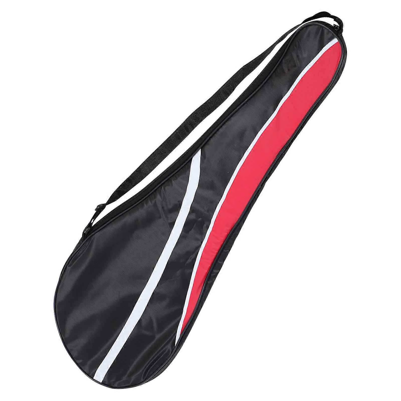Wear-Resist Badminton Pouch Badminton Racket Bag Daily Use Red 70.00X24.00X2.00CM Racket Organization 1Set