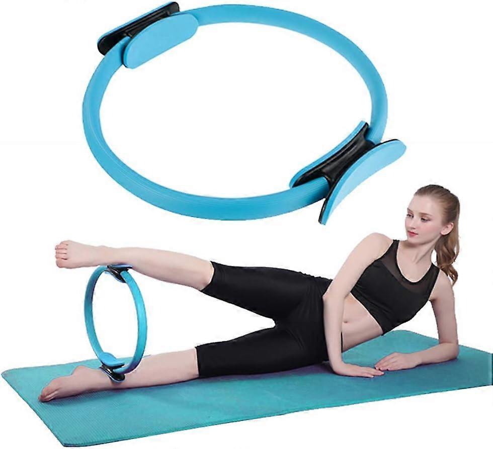 PilatesRing, fitness ring, resistance ring, pelvic floor trainer, BodybuildingTrainingskreis, for PilatesWorkouts blue