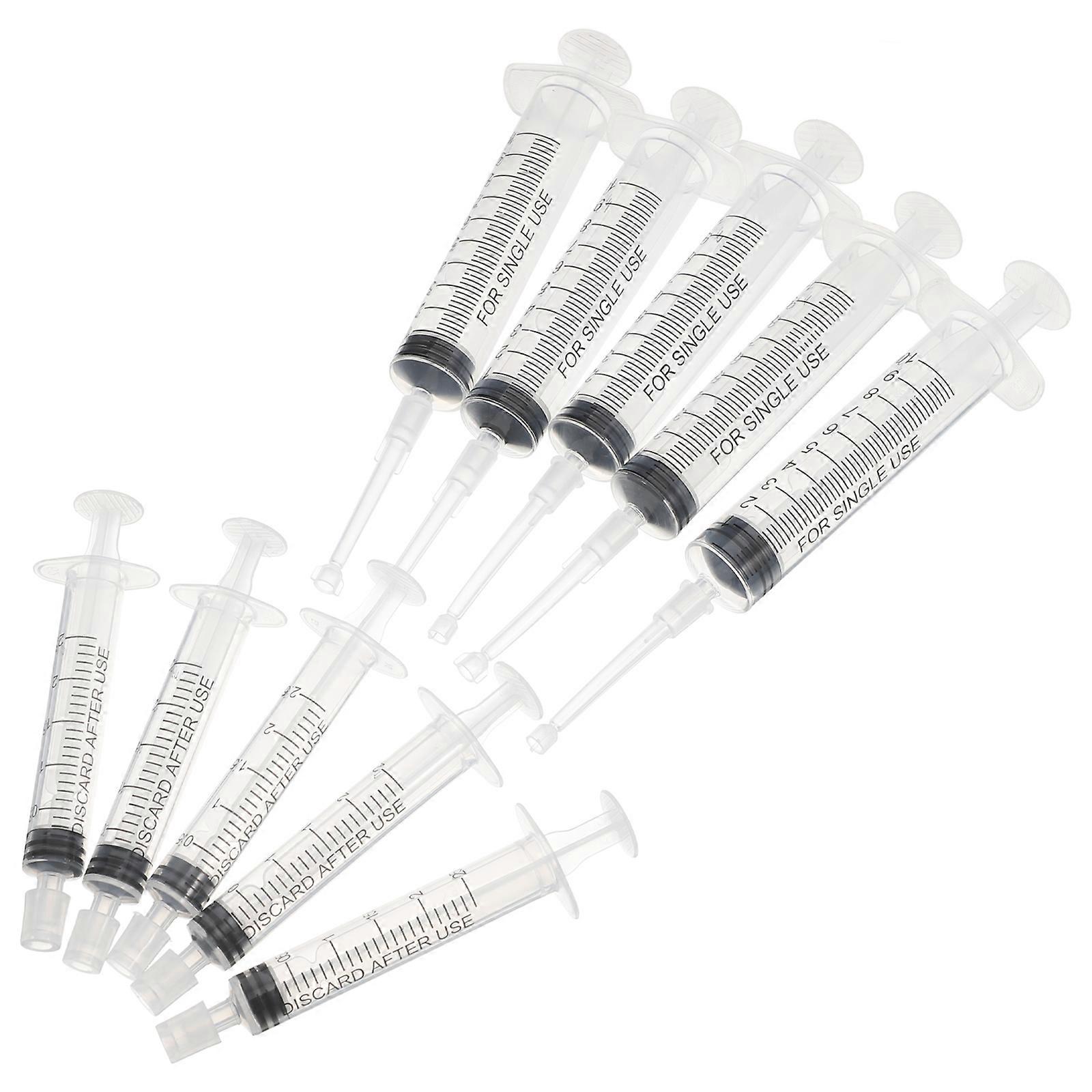 Perfume Refill Atomizer Plastic Syringe Accurate Dosage Calculation General Users 10Pcs