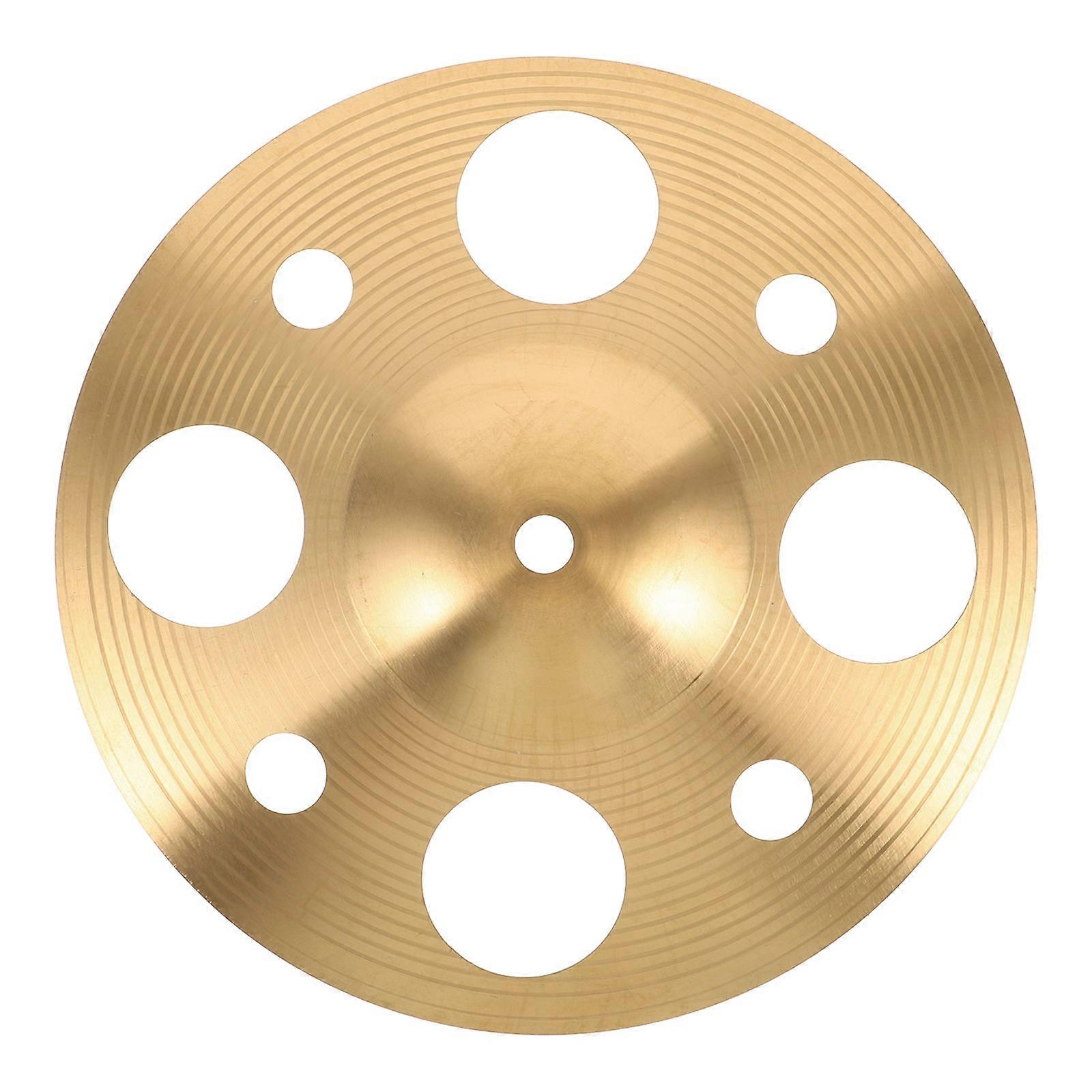 Ergonomic Alloy Cymbal with Hole for Reduced Hand Fatigue – Ideal for Drum Kits, Percussion Instruments, and Various Music Styles