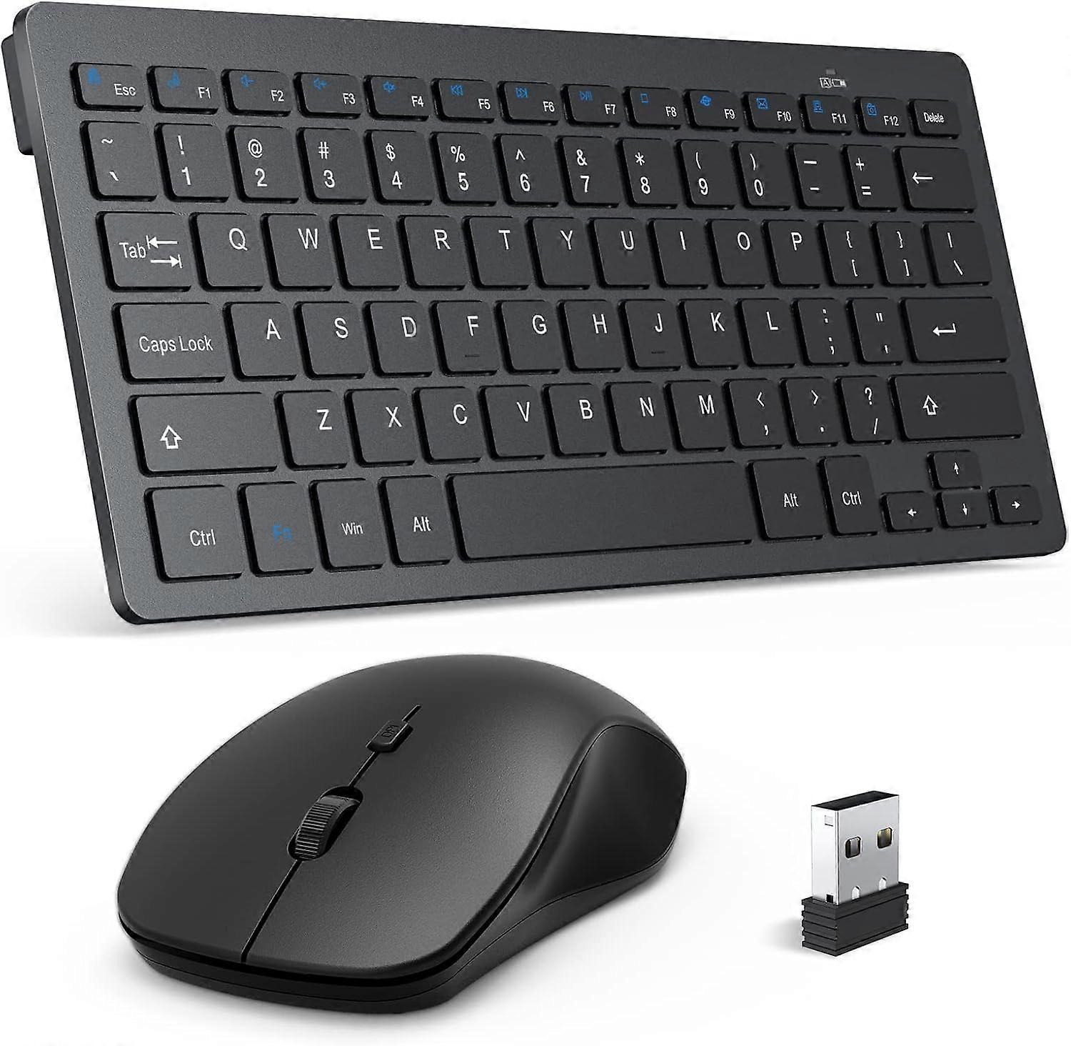 Mini Wireless Keyboard and Mouse Combination for Windows, 2.4Ghz