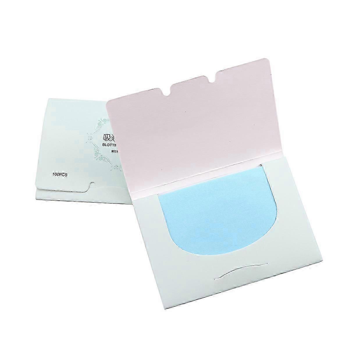 2 Boxes 200pcs Practical Oil Blotting Sheets Oil Absorbent Paper Facial Sucking Oil Tissues Face Oil Control Paper (Random Fragrance)