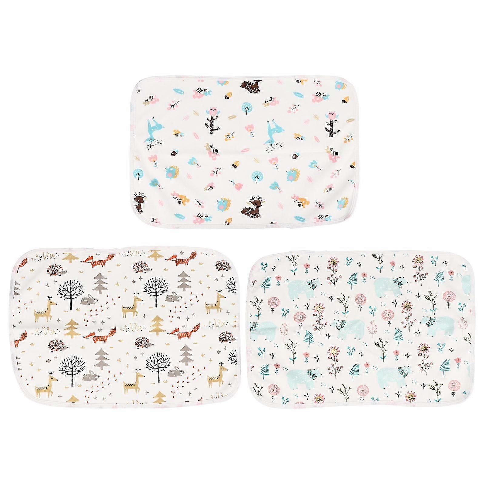 3 قطع الطفل ماء فراش الرضع حصائر المبولة لطيف حفاضات الوسائد