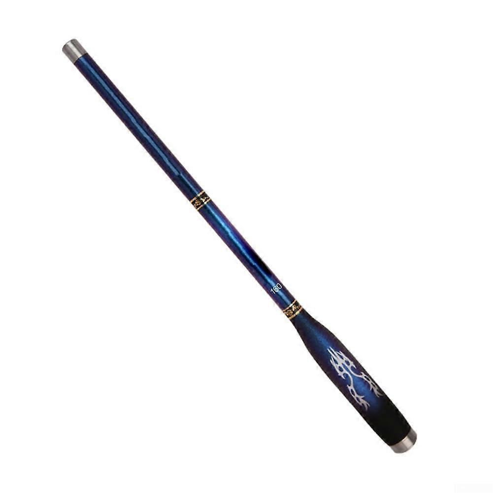 Streamlined Ultra Light Fishing Experience with a 27cm Carbon Fiber Rod for Lifting Weights Up to 500g (1.6m 1.2 Knot Blue)