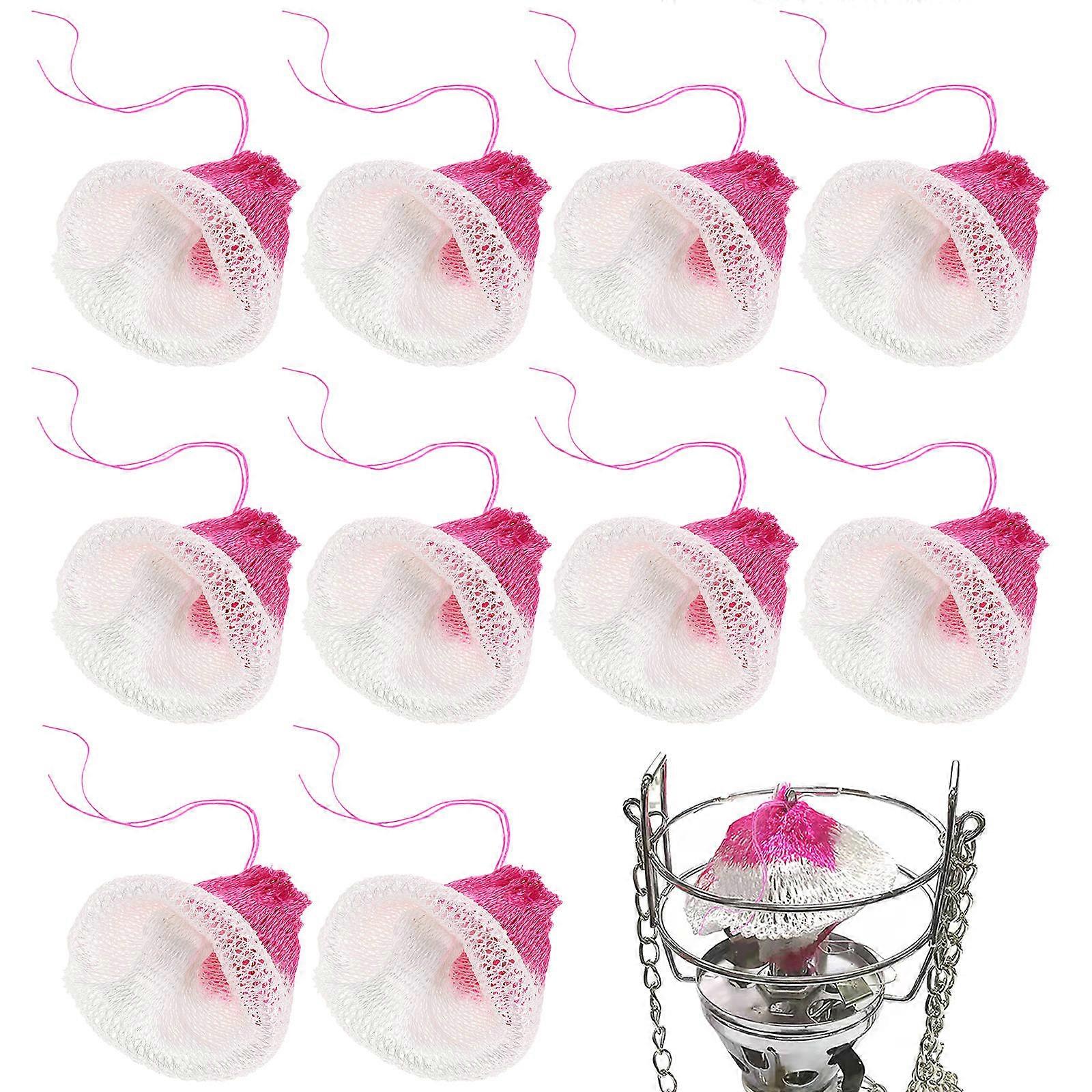 Kerosene Lantern Mantles Kerosene Lamp Mantles Single Shape Fire-Resistant 10Pcs For Hiking