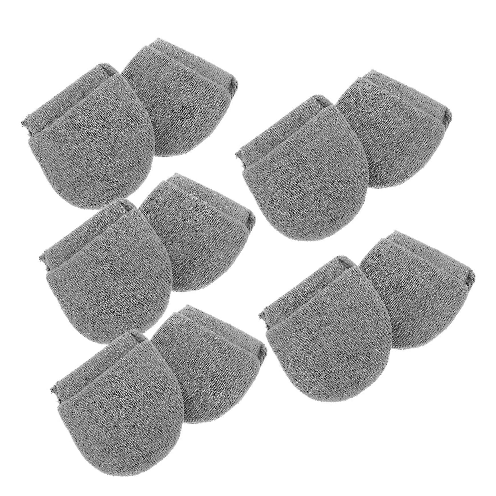 10 Polishing Pads Wax Applicator Sponges Gray Color for Car Waxing and Polishing, Durable Foam Cushions for Glossy Surfaces