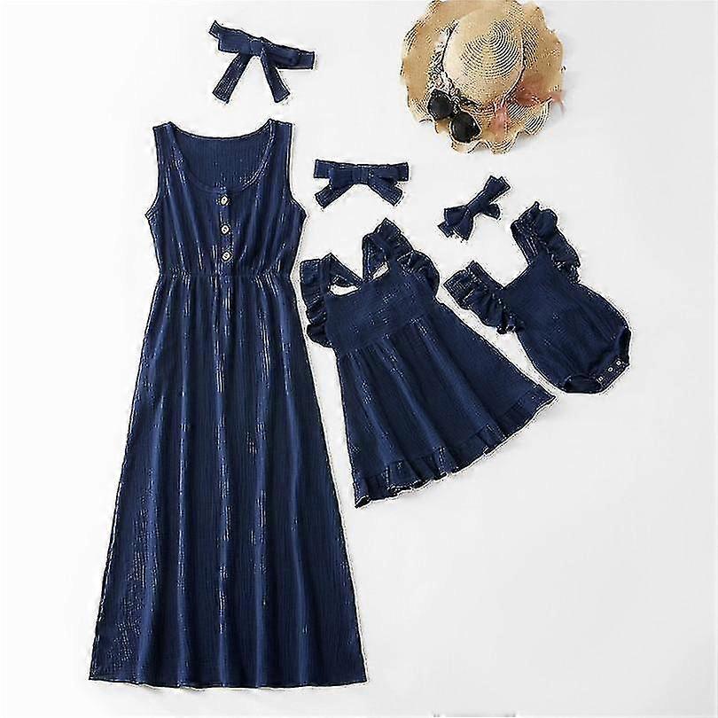 Mutter und Kind Baumwollkleid