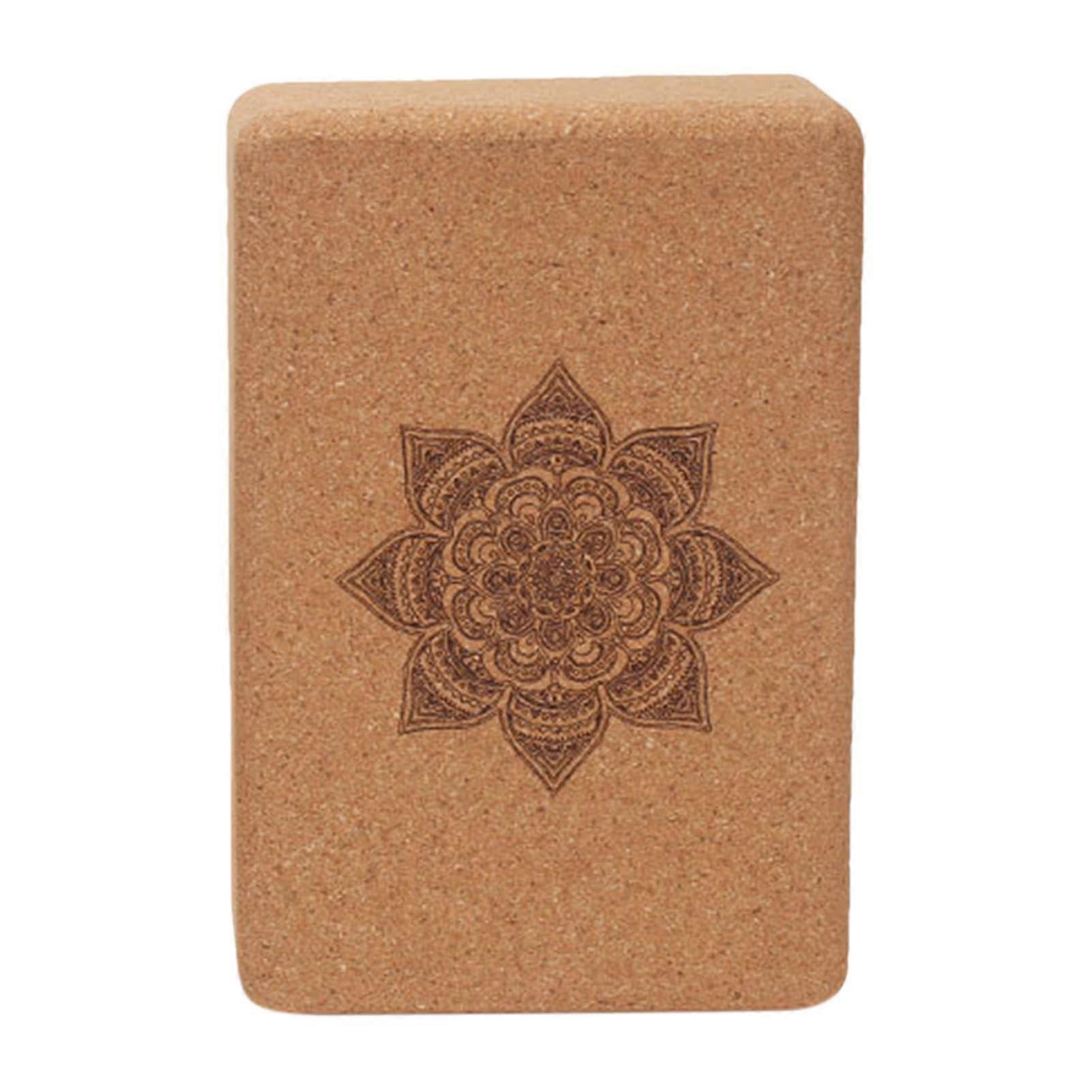 thumbnail interactive-video image 1 of MADOG Natural Cork Yoga Block – Brown, Non-Slip, Rounded Edges, Eco-Friendly Gym Aid 1 of 3