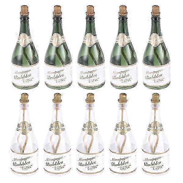 10pcs Wedding Decor Empty Champagne Bubble Bottles Toys