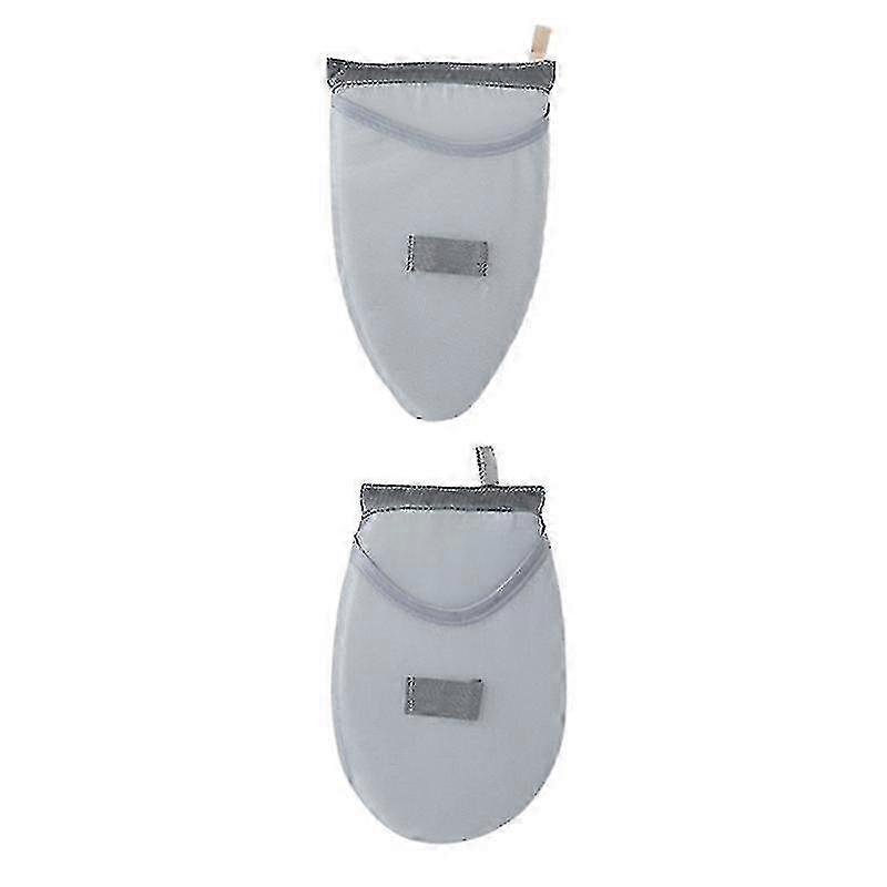 2pcs Mini Ironing Boards Multi-functional Ironing Plates Household Supply (grey)