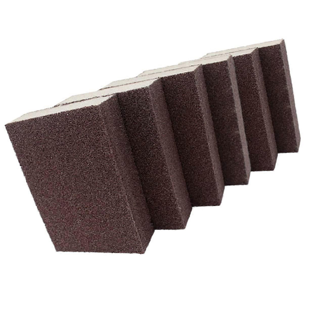 6 Pieces Cleaning Sponges for Reusable Sanding Sponges for Removing Pots and Pans for Heavy Decontamination Versatile Applications 10.00X7.00X2.50CM