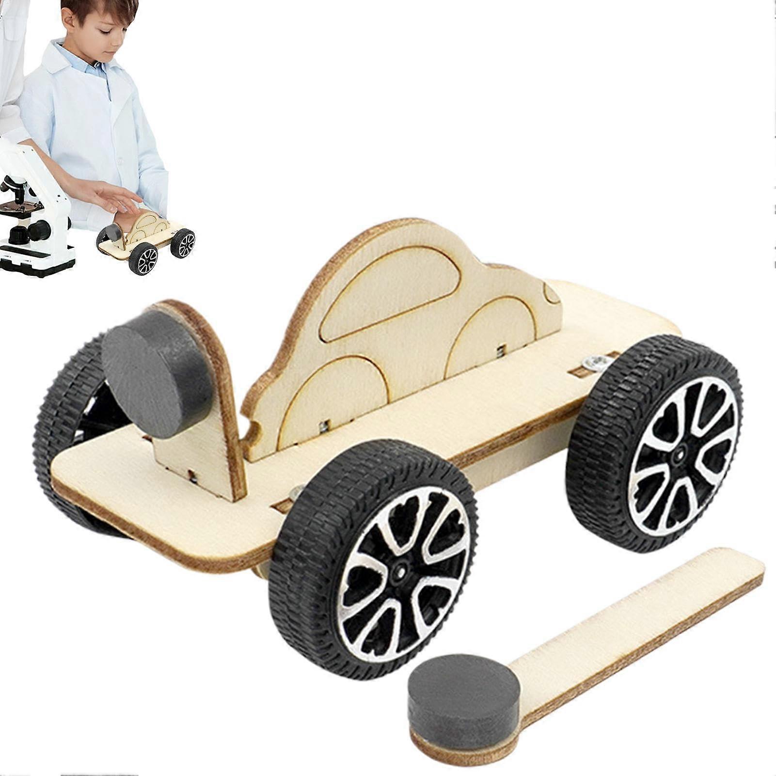 Auto Science Kit for Kids, Car Building Kit Science Project STEM Science Toy STEM Building Toy, Magnetic Car Science Experiment Toy for