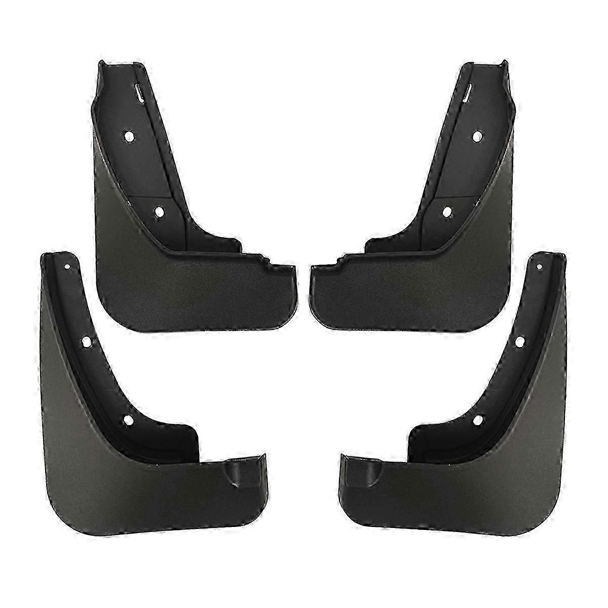 4 Pcs Mudguard Splash Guard Front and Rear Wheel Mudguard for Soft Rubber Material Fenders