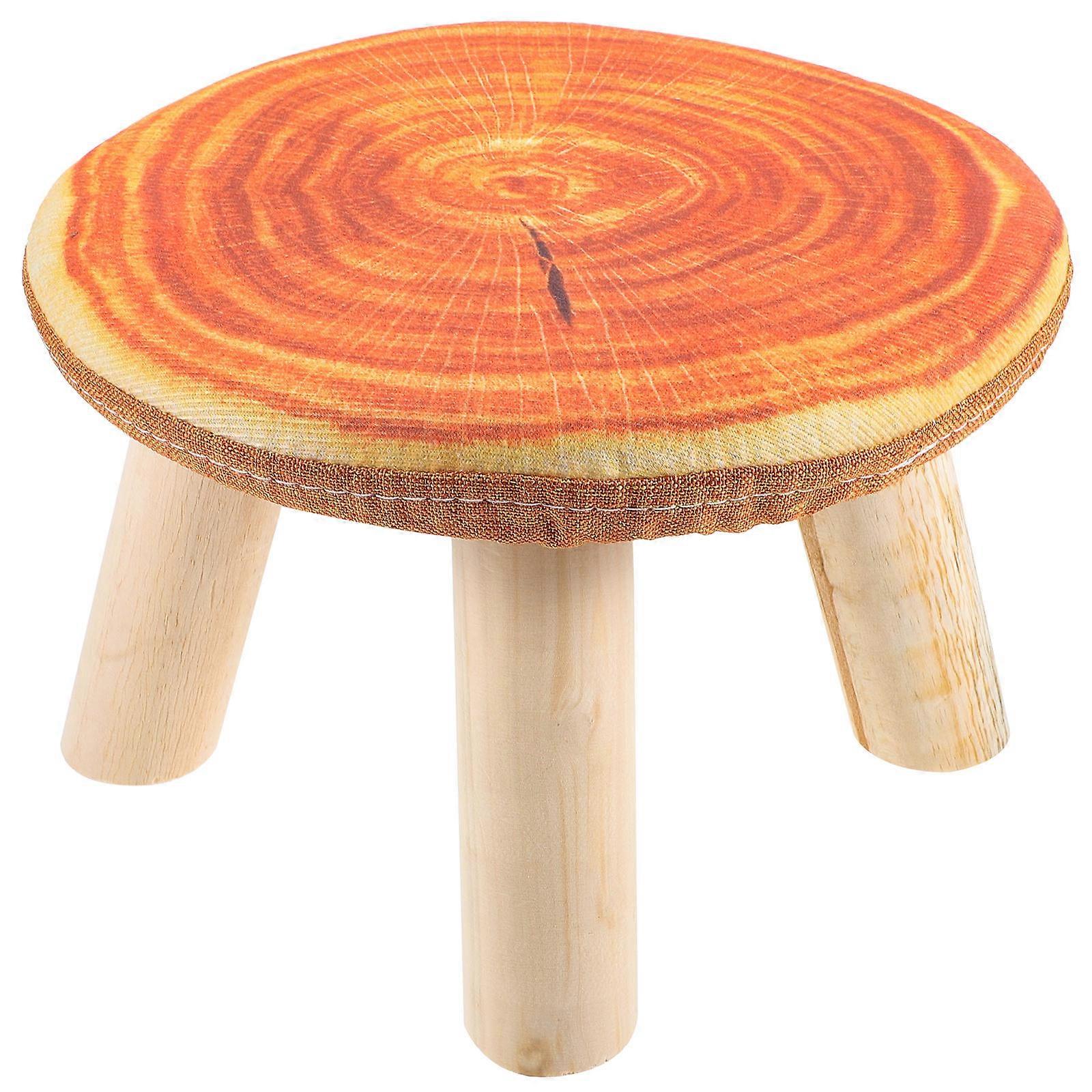 Lightweight Portable Step Stool, Non Slip Design, Removable, Versatile Household Footstool for Kids, Wood Construction