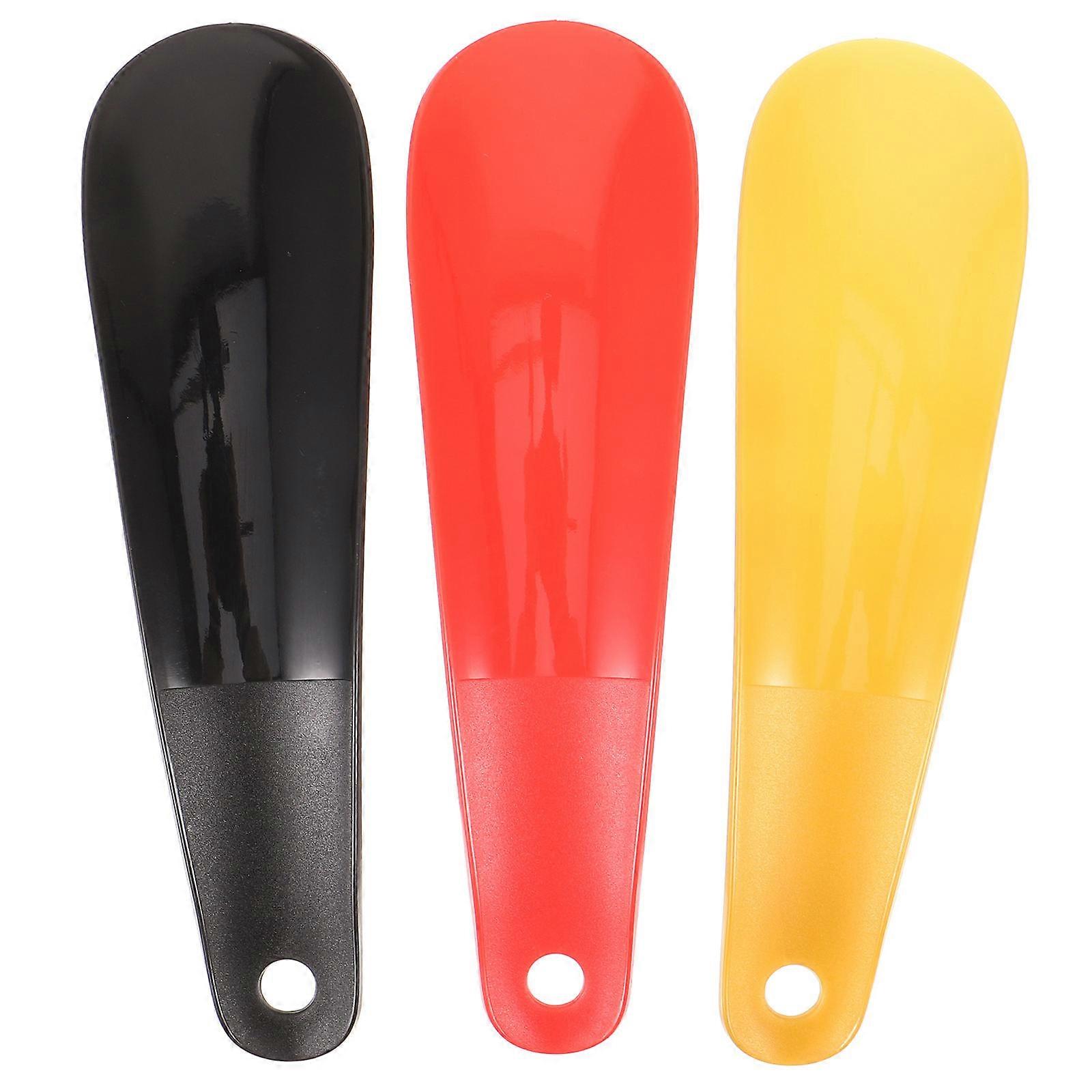 6pcs Long Handle Plastic Shoe Horns for Travel & Daily Use Easy Shoe Lifting Aid for Pregnant, Disabled, or Limited Mobility Users