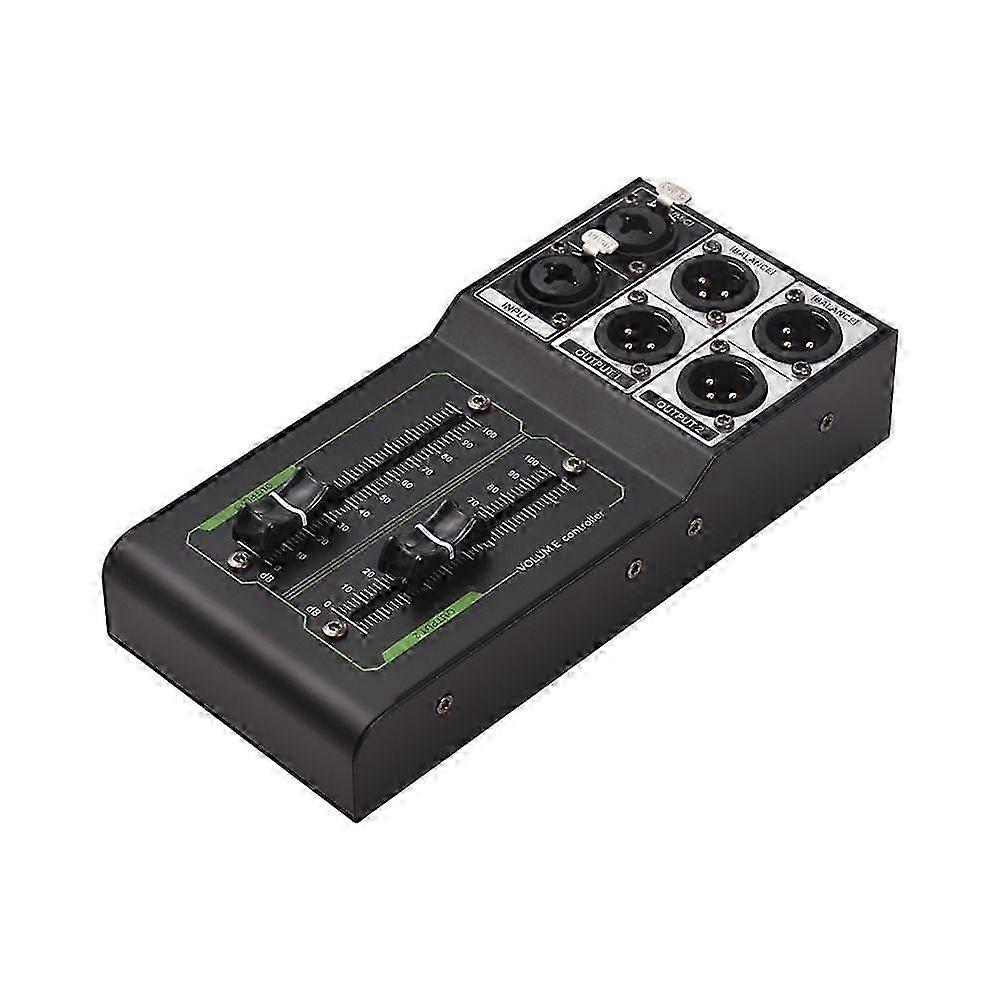 Passive Volume Controller Precise Volume Adjustment Plug Play StereoBlack SZRH A-V