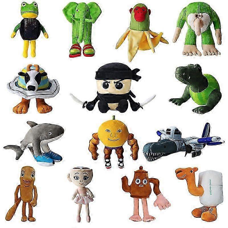 Italian Brainrot Tung Tung Tung Sahur Plush Toy Trallalero Trallalla Plushies Doll Kids Gifts 25cm